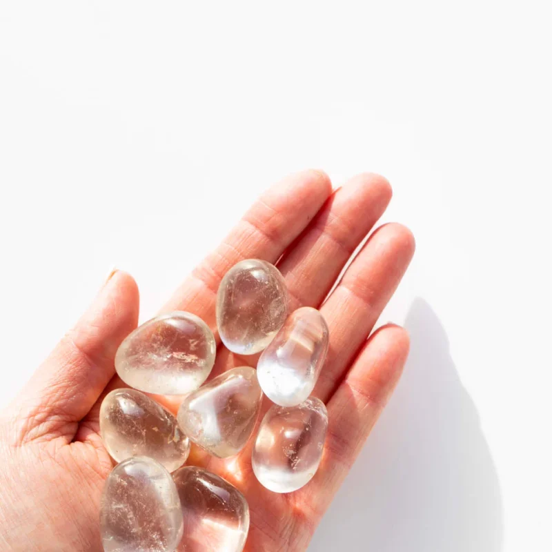 Clear Quartz Tumble Stone