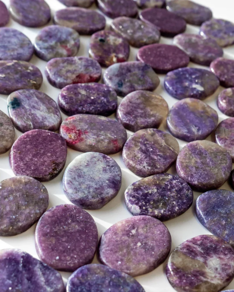 Lepidolite Crystal Worry Stone