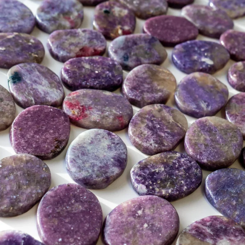 Lepidolite Crystal Worry Stone