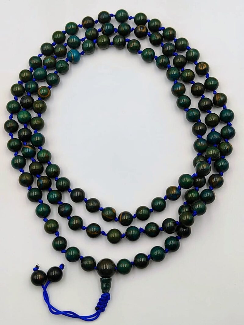 Blood stone mala with 108 beads