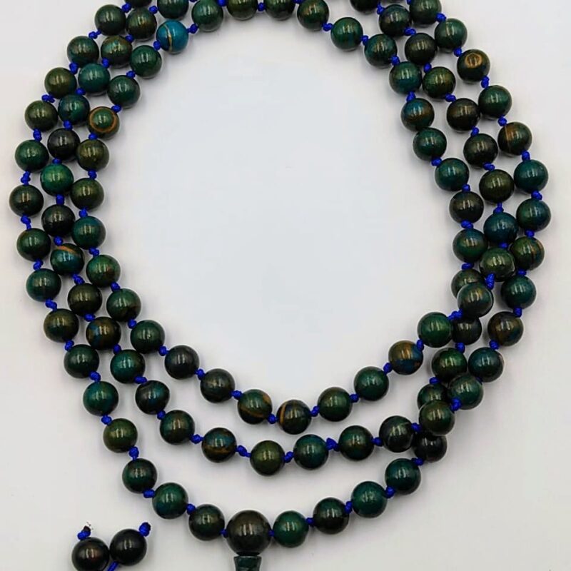 Blood stone mala with 108 beads