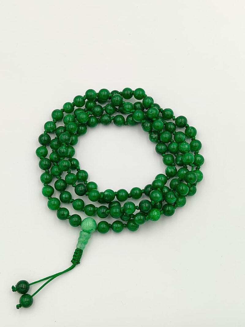 Myanmar jade mala with 108 beads