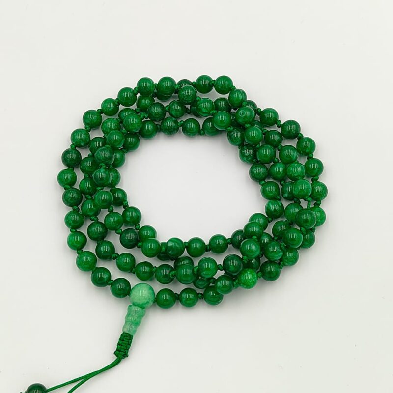 Myanmar jade mala with 108 beads