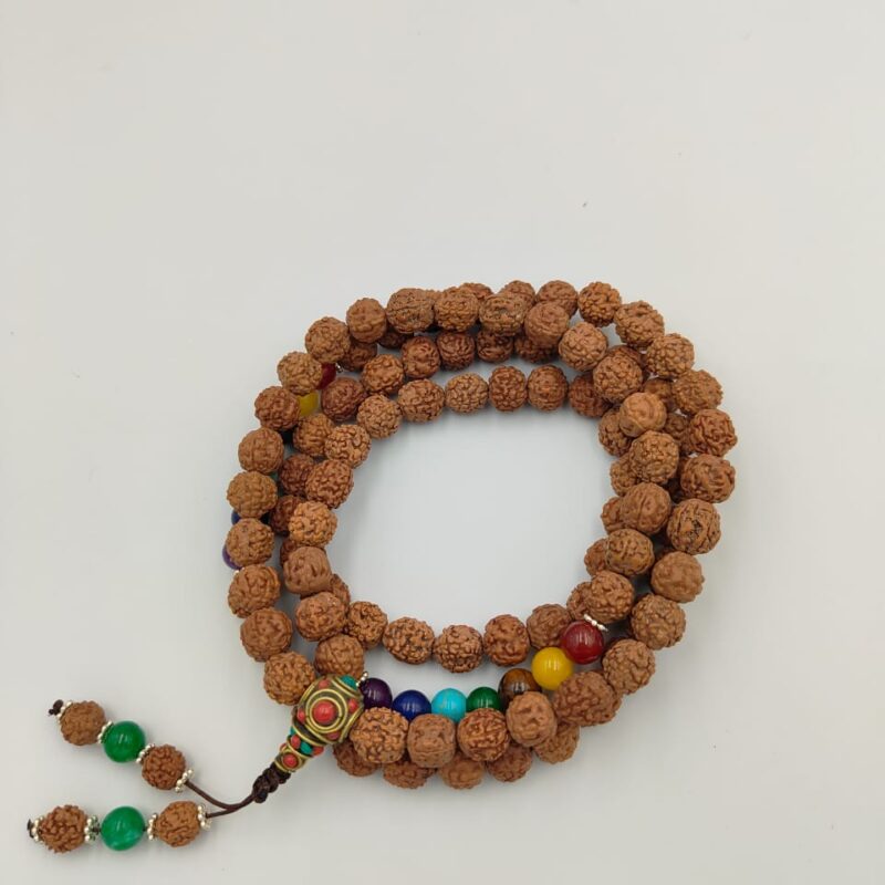 Designed Rudraksh beads mala including seven chakras