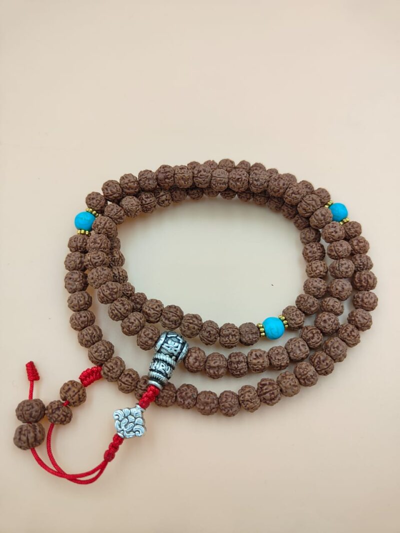 Designed Rudraksh beads mala