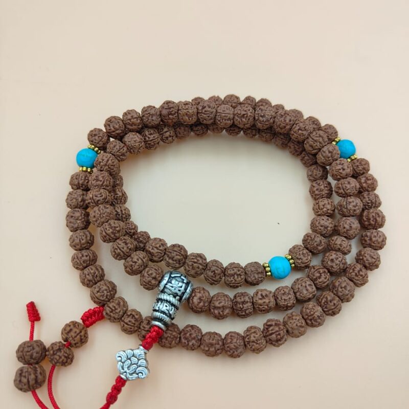 Designed Rudraksh beads mala