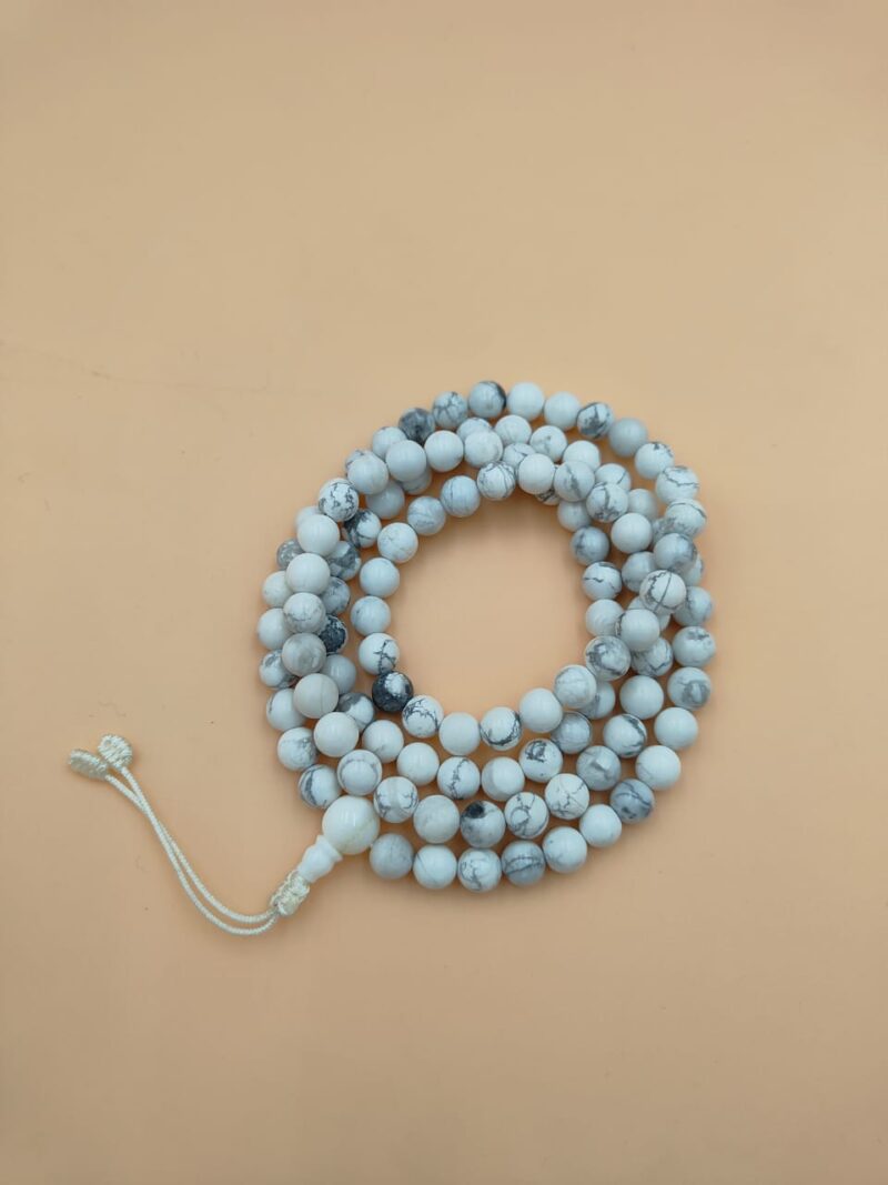Howlite Mala with108 beads
