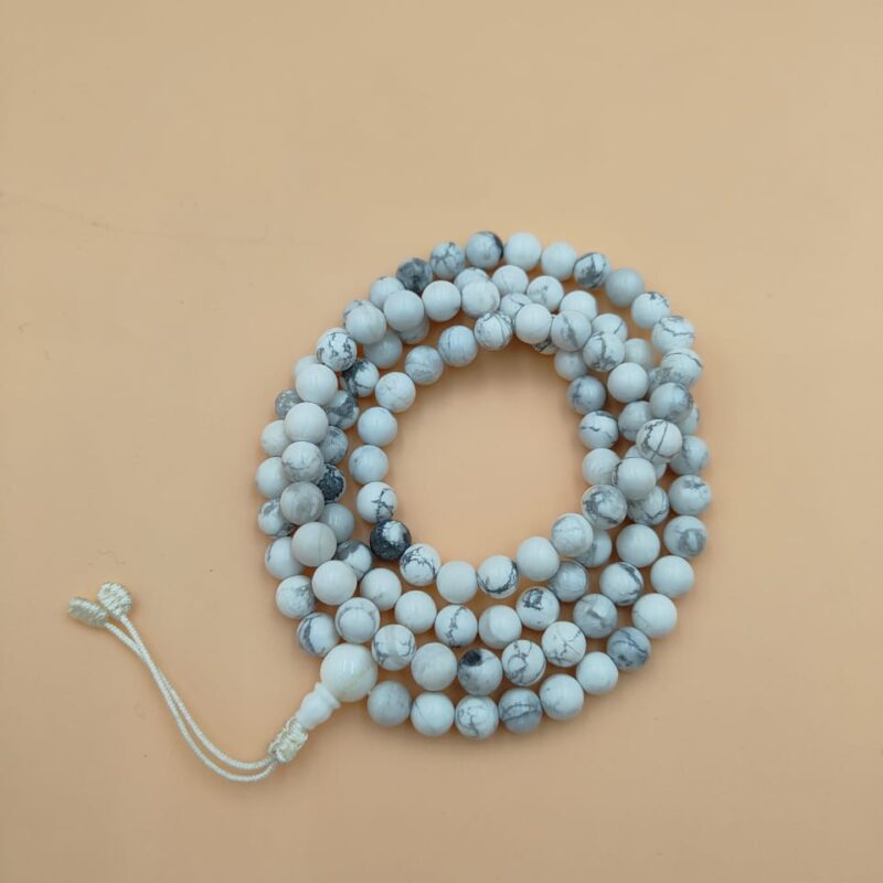 Howlite Mala with108 beads