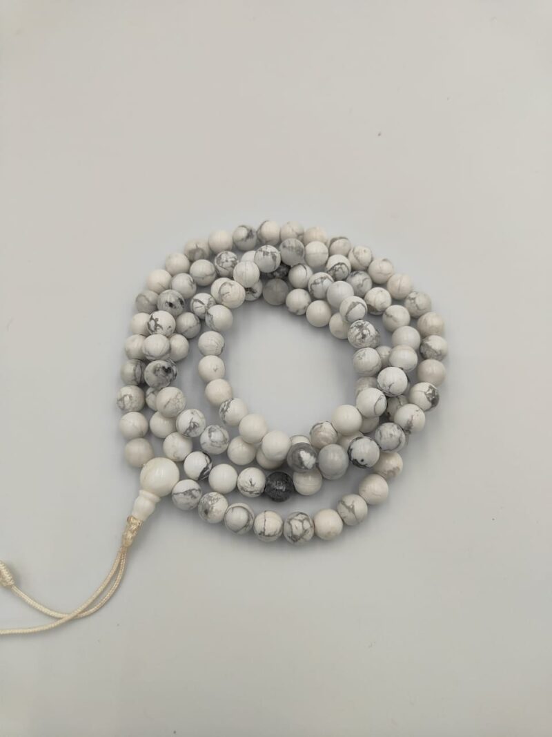 Howlite Mala with108 beads - Image 2