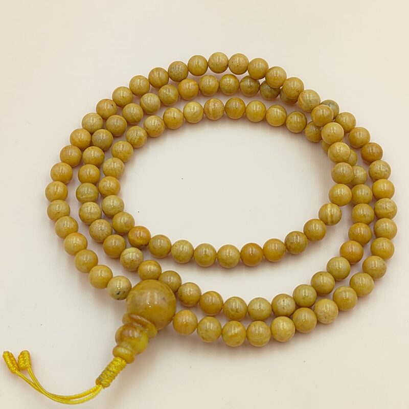Natural Baltic Amber Beads Mala