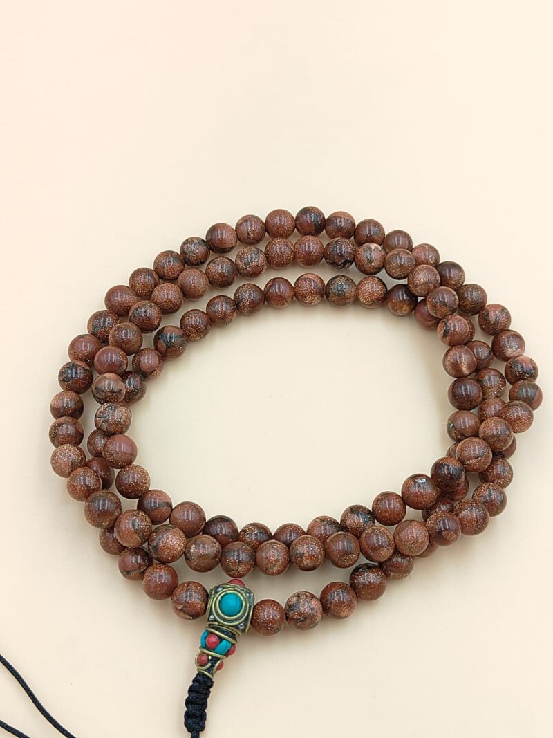 Sunstone 108 beads mala - Image 2