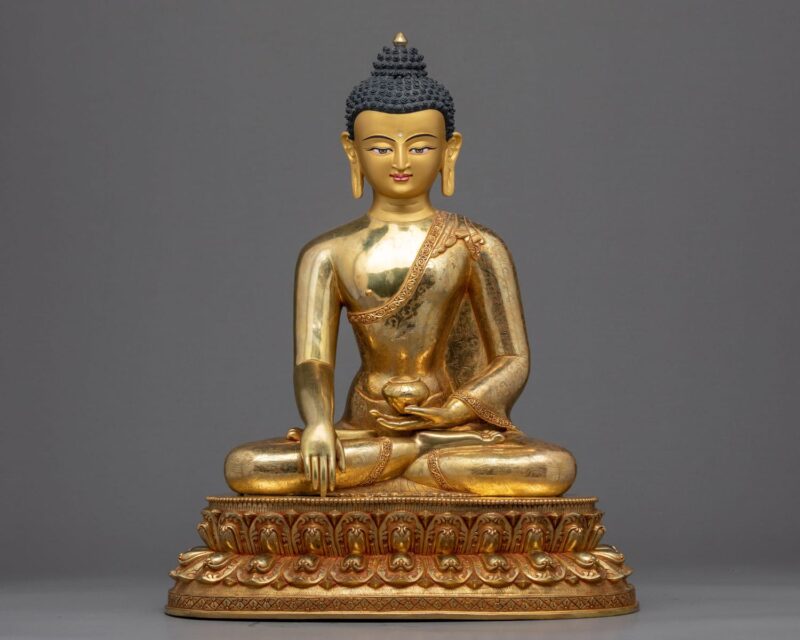 Gold plated statue 10 inches