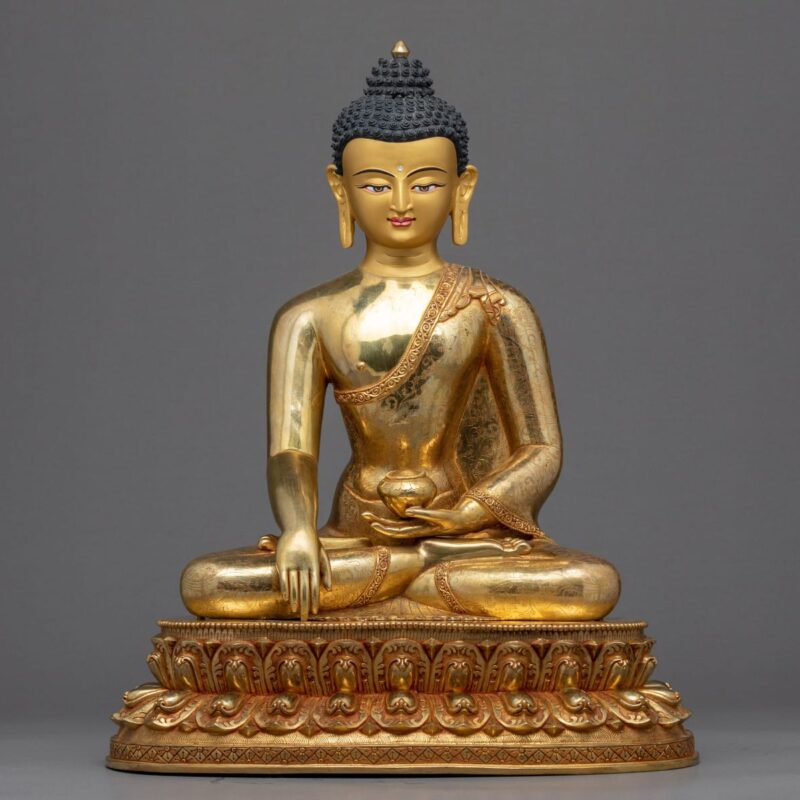 Gold plated statue 10 inches