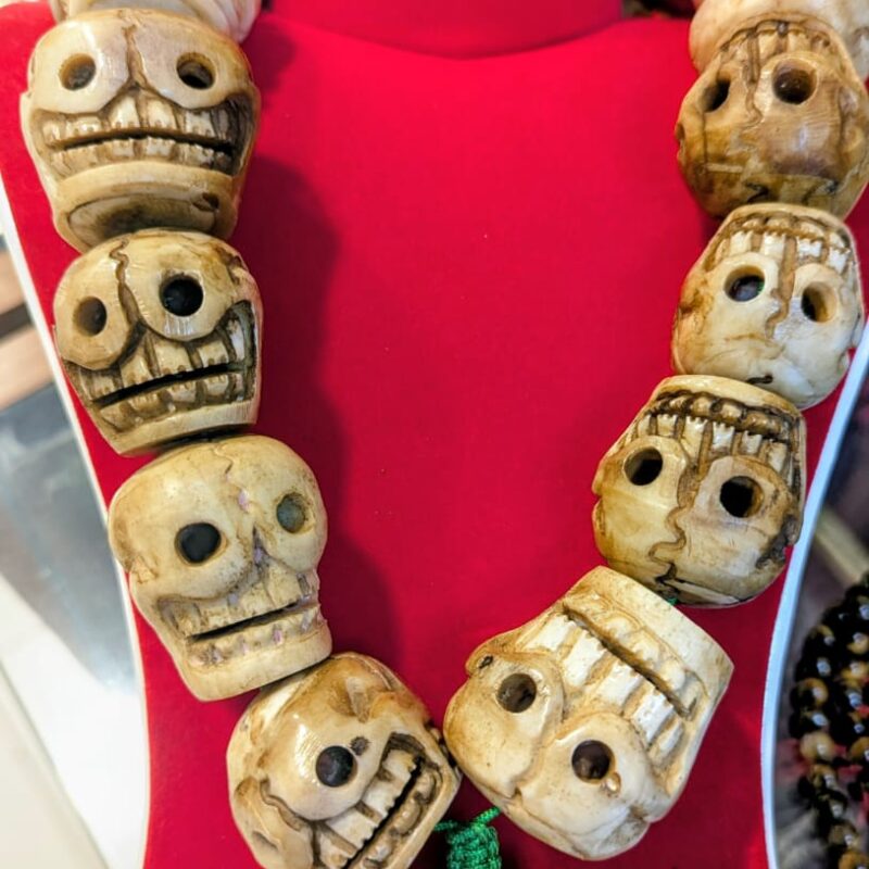 skull mala 30 to 40mm between size { real yak bone}