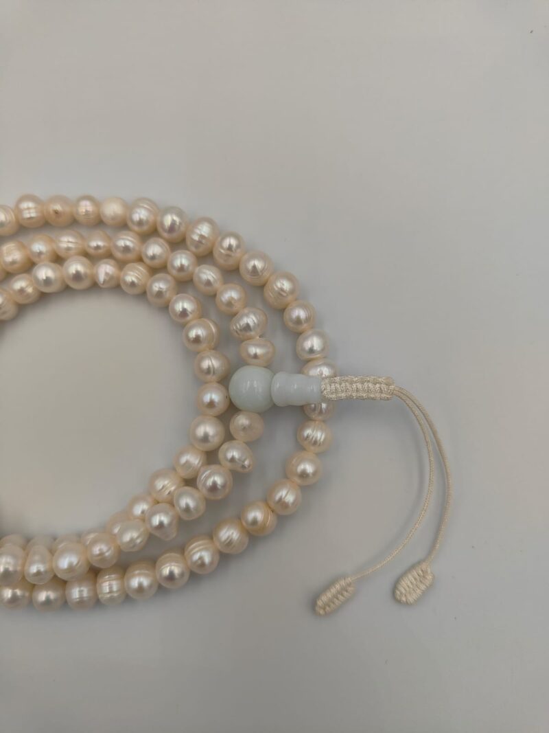 Natural pearl mala with 108 beads - Image 2
