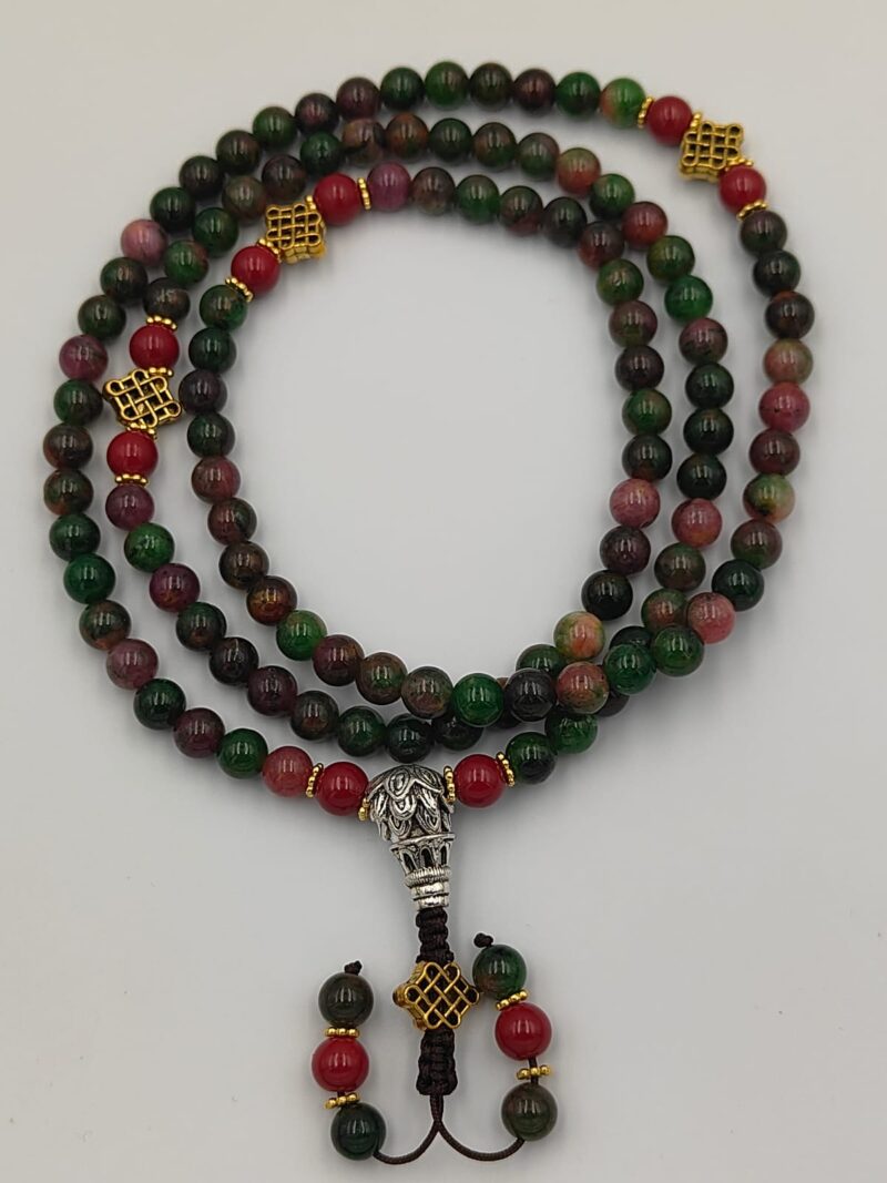 Designed light fluorite mala