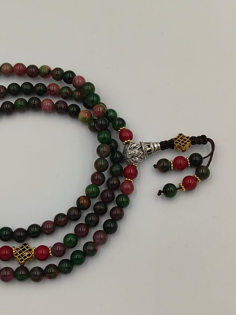 Designed light fluorite mala - Image 2
